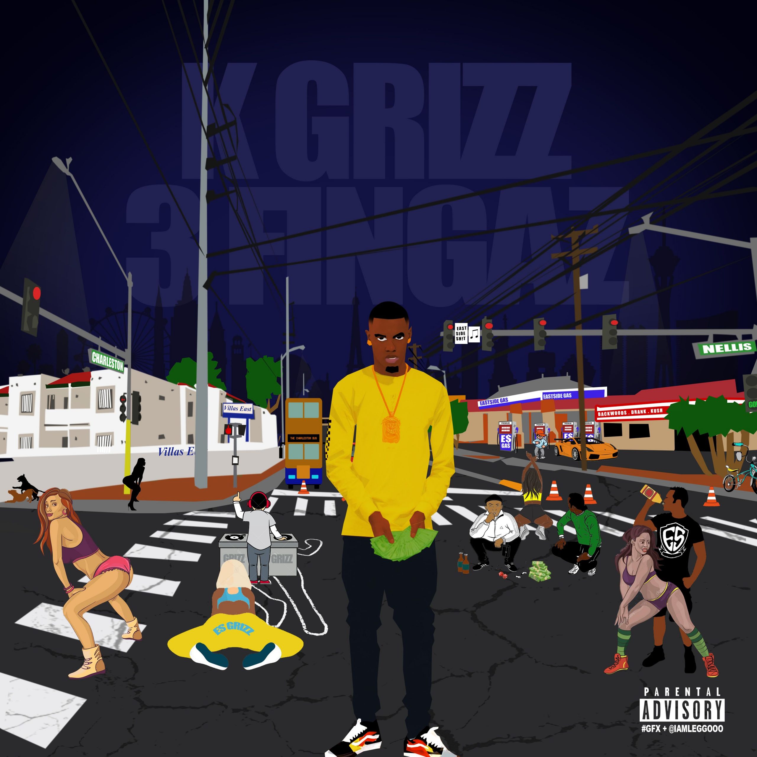 West Coast rapper K Grizz releases new project, “3Fingaz”