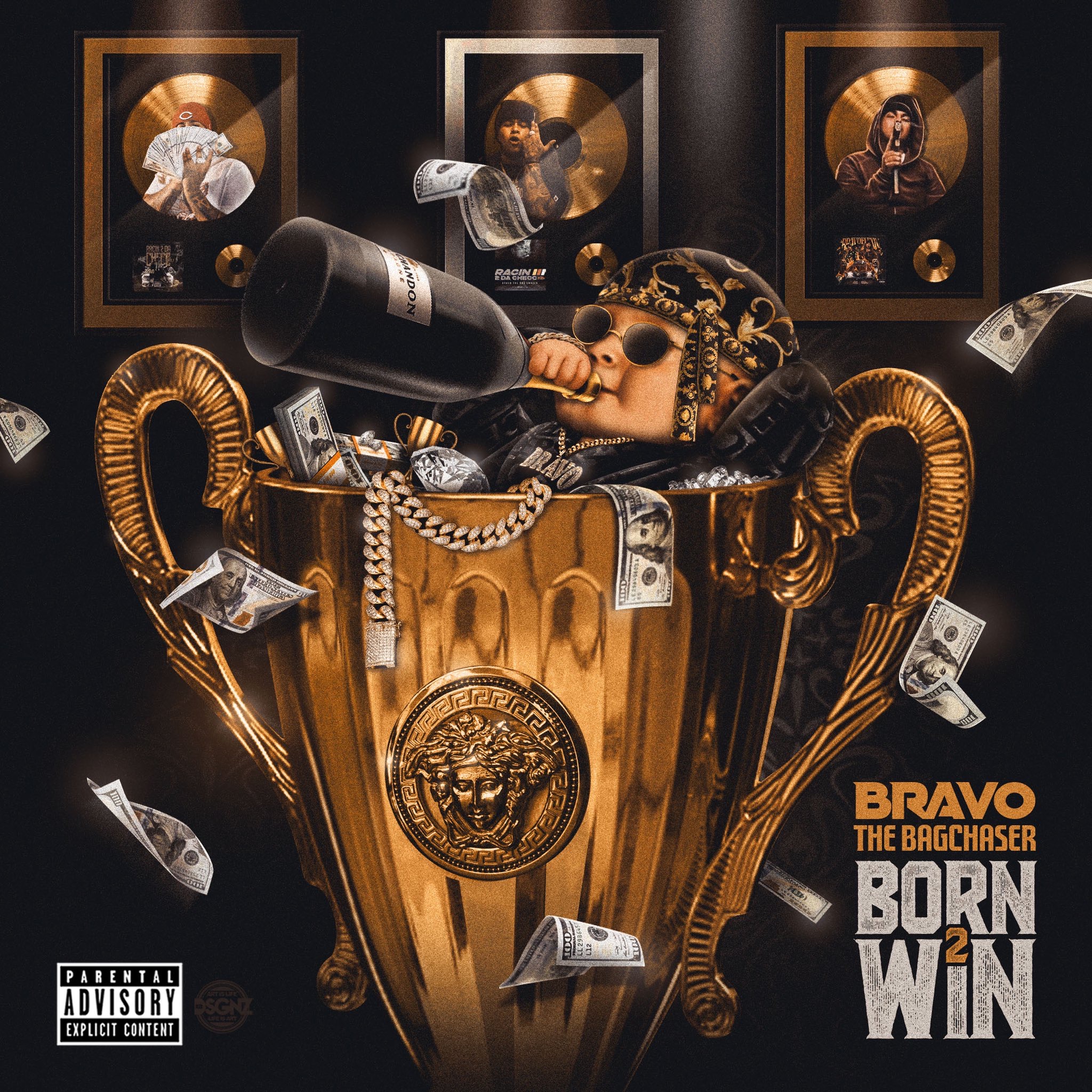 Rising Star Bravo The Bagchaser Drops New Album, “Born 2 Win”