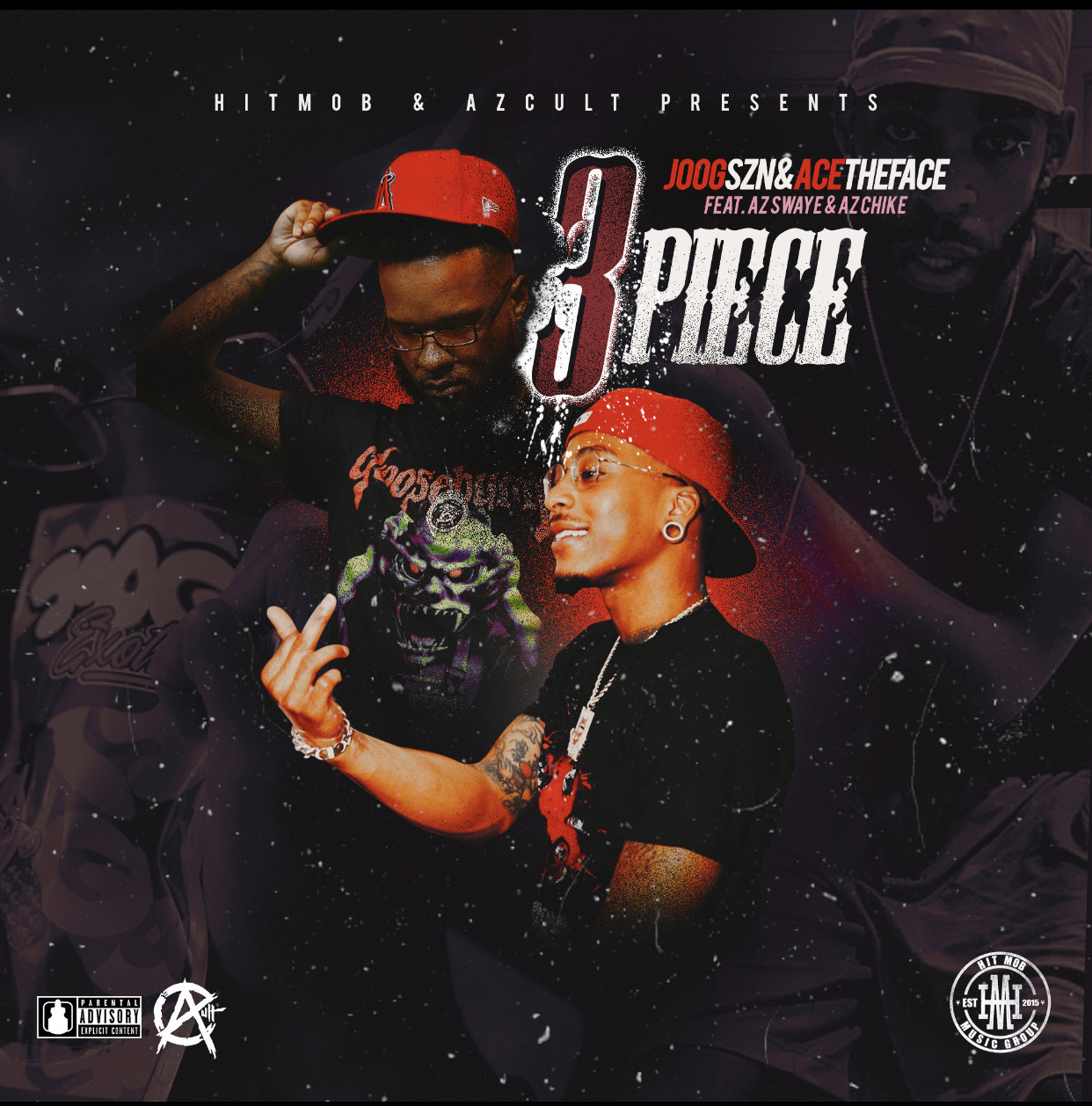 JoogSzn & AceTheFace join forces with AzChike & AzSwaye for a ‘3 Piece’